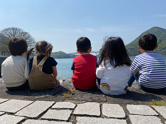 写真：子ども達